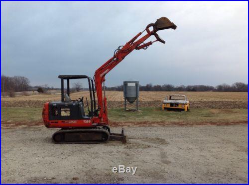 Thomas T25S mini ex excavator 2 buckets hydaulic thumb diesel