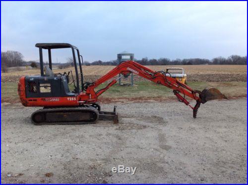 Thomas T25S mini ex excavator 2 buckets hydaulic thumb diesel