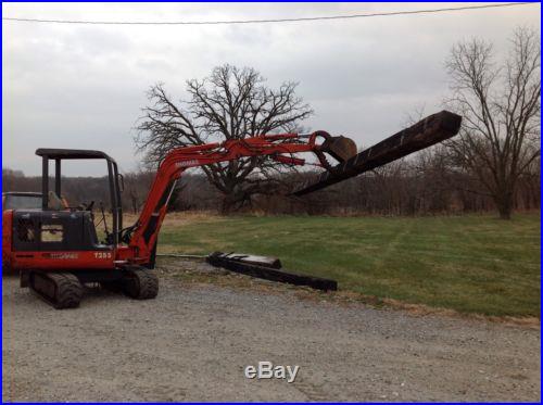 Thomas T25S mini ex excavator 2 buckets hydaulic thumb diesel