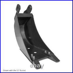 Titan Attachments Skid Steer Fronthoe 12 Bucket and Thumb, Excavator Attachment