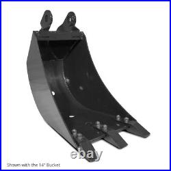 Titan Attachments Skid Steer Fronthoe 14 Bucket and Thumb, Excavator Attachment