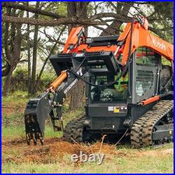 Titan Attachments Skid Steer Fronthoe Excavator Attachment, 10 Bucket & Thumb