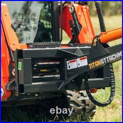 Titan Attachments Skid Steer Fronthoe Excavator Attachment, 10 Bucket & Thumb