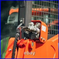 Titan Attachments Skid Steer Fronthoe Excavator Attachment, 10 Bucket & Thumb