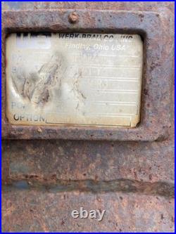 Two used backhoe buckets for mini hoe Werk-Brau 24 inch and 12 inch Two used backhoe buckets for mini hoe Werk-Brau 24 inch and 12 inch