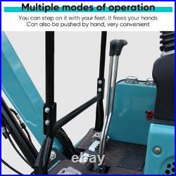 USA STOCK, New 1.8Ton Mini Excavator Kubota Diesel Engine Pilot Hydraulic System