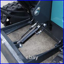 USA STOCK, New 1.8Ton Mini Excavator Kubota Diesel Engine Pilot Hydraulic System