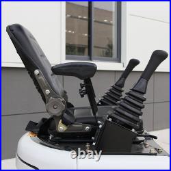 USA Stock, 2000lb Mini Excavator, Hydraulic Thumb Clip, Pilot Control System