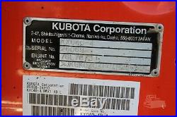USED KUBOTA KX040-4 (2016) Enclosed Cab with AC & Heat, Hydraulic Thumb 24 Bucket
