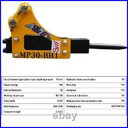 US Spot 1 Ton Hydraulic Mini Excavator Attachment Breaker 180 Impact For Sale US Spot 1 Ton Hydraulic Mini Excavator Attachment Breaker 180 Impact For Sale