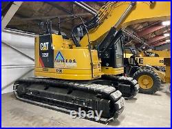 Unused 2018 325f excavator with rototilt and poly tracks warranty stored indoor