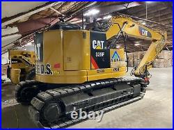Unused 2018 325f excavator with rototilt and poly tracks warranty stored indoor