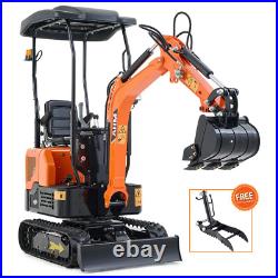 Upgrade 1 Ton Mini Excavator Small Digger Tracked Crawler 13.5hp B&S EPA Engine Upgrade 1 Ton Mini Excavator Small Digger Tracked Crawler 13.5hp B&S EPA Engine
