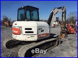 Very Nice Bobcat 442 Midi Excavator With Cab! & Hydro Thumb