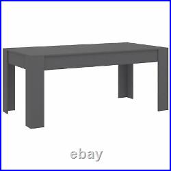 VidaXL Dining Table Gray 70.9x35.4x29.9 Chipboard
