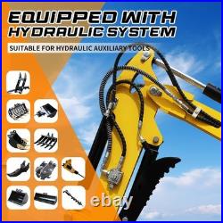 Virginia Spot Farm Garden Home 13.5HP Mini Excavator Tracked Crawler Digger Virginia Spot Farm Garden Home 13.5HP Mini Excavator Tracked Crawler Digger