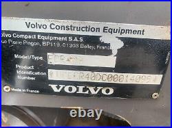 Volvo Ecr40d Excavator-bobcat, Kubota, Caterpillar Etc