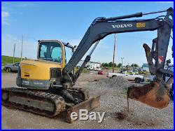 Volvo Ecr88 Cab AC Excavator Mini Ex Trackhoe 2591Hrs 59Hp Used