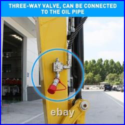 With Cockpit Hydraulic Mini Excavator Diesel 25HP 3.5Ton Farm USA Inventory EPA