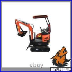 Wolfequip Backhoe Industrial Digger Crawler EPA 2000lbs 11.4HP Mini Excavator