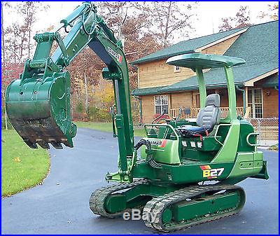 Yanmar B27-2A Mini Excavator Approximately 6000# 22HP Yanmar Diesel 18 Bucket