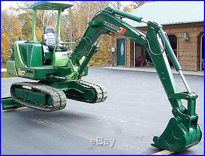 Yanmar B27-2A Mini Excavator Approximately 6000# 22HP Yanmar Diesel 18 Bucket