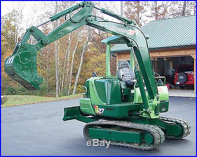 Yanmar B27-2A Mini Excavator Approximately 6000# 22HP Yanmar Diesel 18 Bucket