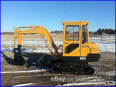 Yanmar B27 Mini Excavator Trackhoe Backhoe Dozer Yanmar Diesel Cab with Heat