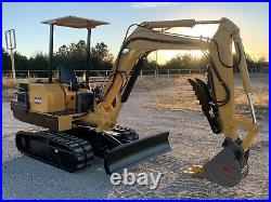 Yanmar B27 Mini Excavator with New Hydraulic Thumb and New Rubber Tracks See Video