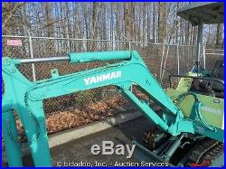 Yanmar B-12-2 Hydraulic Mini Excavator 38 Blade 18HP Yanmar Diesel