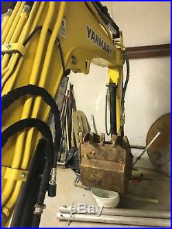 Yanmar Vio45-6a MIDI Excavator Rubber Track Hyd Full Cab Diesel Backhoe