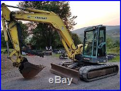 Yanmar Vio75 Excavator Cab A/c Thumb Ready 2 Work In Pa! We Ship Nationwide