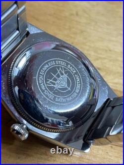 Zeno Watch Super Precision Auto Black Dial Stainless Steel Case Working JAPAN Zeno Watch Super Precision Auto Black Dial Stainless Steel Case Working JAPAN