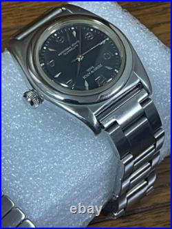 Zeno Watch Super Precision Auto Black Dial Stainless Steel Case Working JAPAN Zeno Watch Super Precision Auto Black Dial Stainless Steel Case Working JAPAN